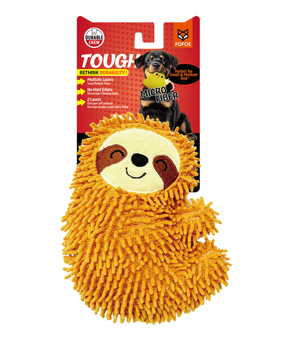 FOFOS Tough Sloth Dog Toy