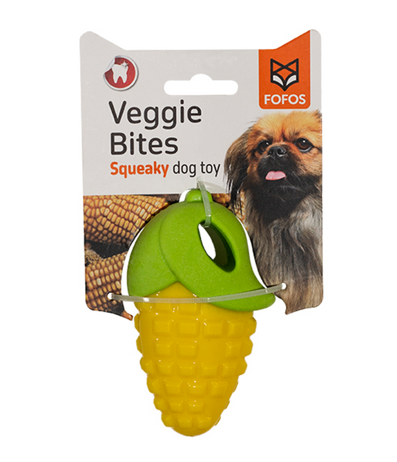 FOFOS Veggi Bites Corn S/M Dog Toy