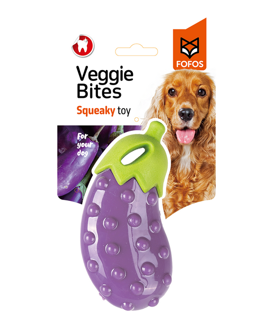 fofos-veggi-bites-eggplant-m-l-dog-toy -1