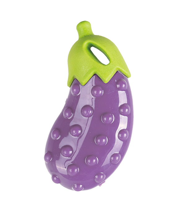 fofos-veggi-bites-eggplant-s-m-dog-toy -2