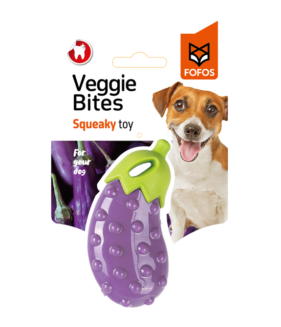 fofos-veggi-bites-eggplant-s-m-dog-toy -1