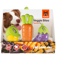 FOFOS Veggi Chew Toy Set M/L