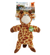 FOFOS Wildlife Plush Giraffe Dog Toy