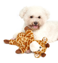 FOFOS Wildlife Plush Giraffe Dog Toy