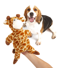 FOFOS Wildlife Plush Giraffe Dog Toy