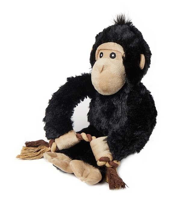 FOFOS Wildlife Plush Gorilla Dog Toy