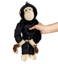 FOFOS Wildlife Plush Gorilla Dog Toy