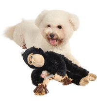 FOFOS Wildlife Plush Gorilla Dog Toy