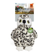 FOFOS Wildlife Plush Owl Dog Toy