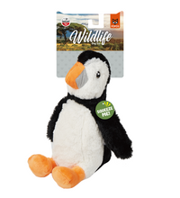 FOFOS Wildlife Plush Penguin Dog Toy