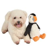 FOFOS Wildlife Plush Penguin Dog Toy