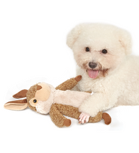 FOFOS Wildlife Plush Rabbit Dog Toy