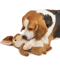 FOFOS Wildlife Plush Rabbit Dog Toy