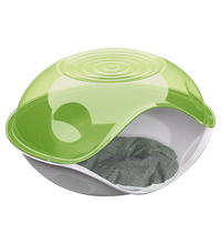 Georplast Duck Transparent Cove- Red Pet Bed