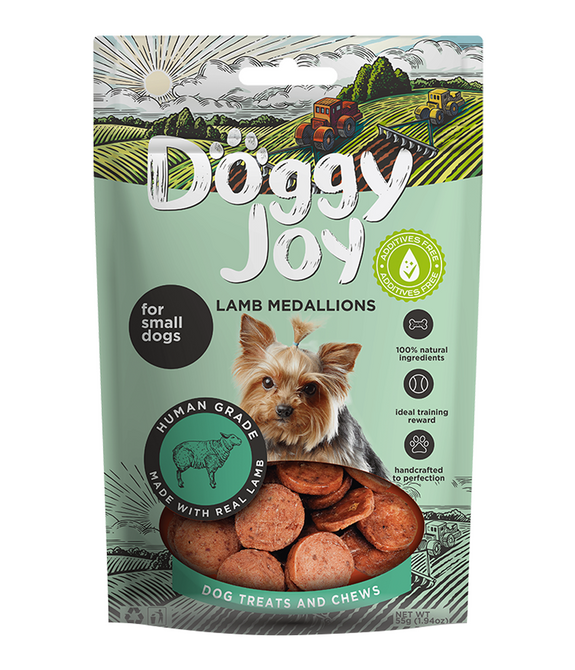 doggy-joy-lamb-medallions-dog-treats-55g -1