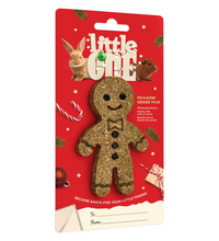 Little One Grass Man Christmas Treat Toy for All Small Mammals 65g