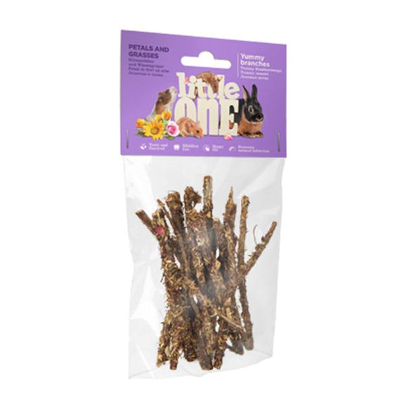 Little One snack Yummy branches with petals and grasses 35g