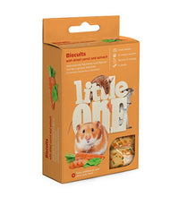 Little One Biscuits with dried carrot and spinach for small animals 5x7g