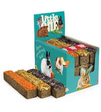 Little One Stick from medow grasses with topping assorted display box of 9x85g