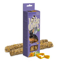 Little One Sticks for guinea pigs, rabbits, degus and chinchillas with herbs and flowers 2x55g