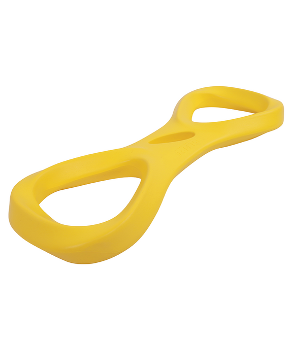 M-PETS Air Toss Twist Yellow Dog Toy