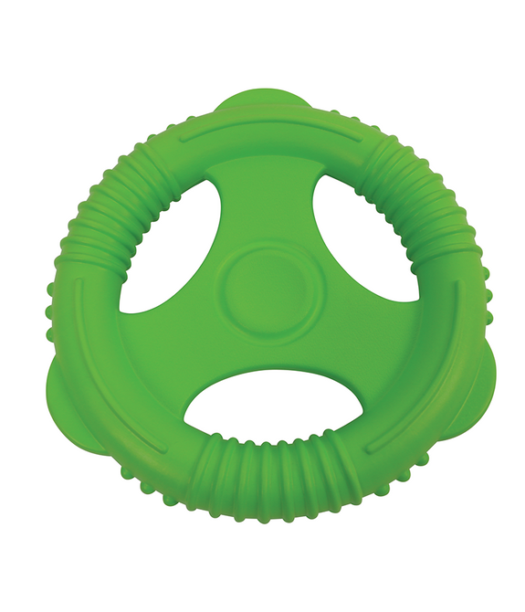 M-PETS Air Toss Wheel Green Dog Toy