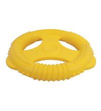 M-PETS Air Toss Wheel Yellow Dog Toy