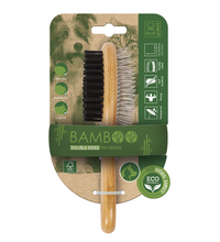 M-PETS Bamboo Double-Sided Pin Brush