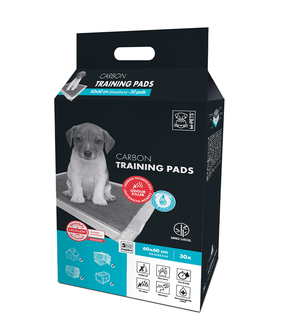 M-PETS Carbon Training Pads 60x60cm 30 Pack