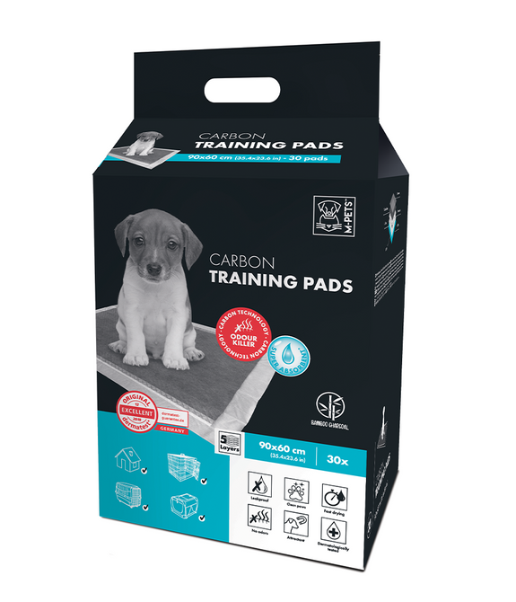 M-PETS Carbon Training Pads 90×60 cm 30 Pack