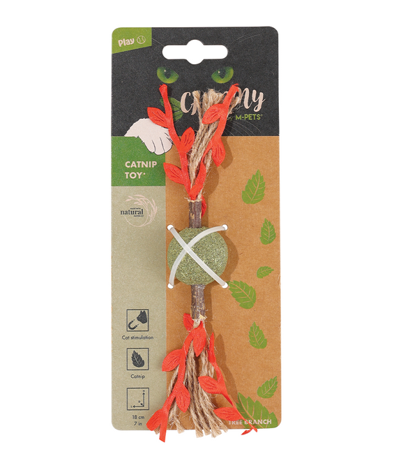 M-PETS Charmy Branch Red Catnip Cat Toy