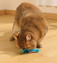 M-PETS Charmy Bugbear Blue Catnip Cat Toy