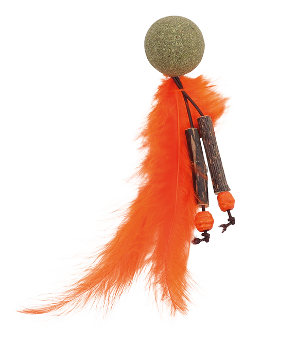 M-PETS Charmy Bugbear Orange Catnip Cat Toy