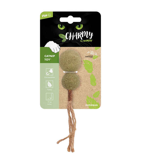 M-PETS Charmy Snowman Catnip Cat Toy