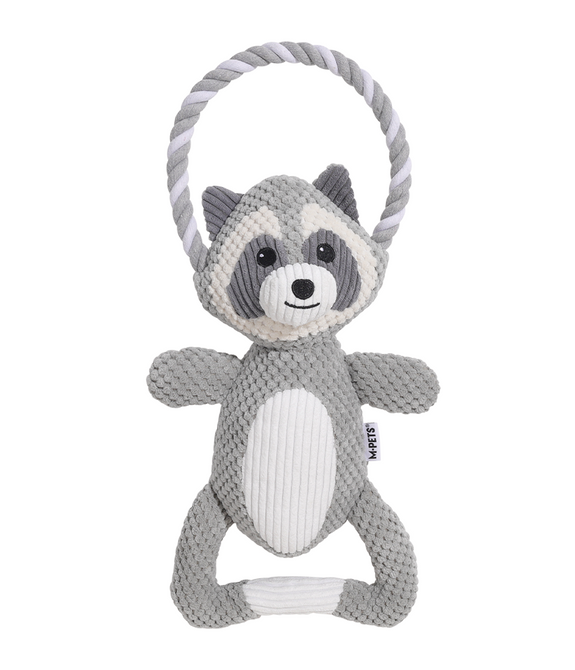 M-PETS Chewtopia Raccoon Dog Toy