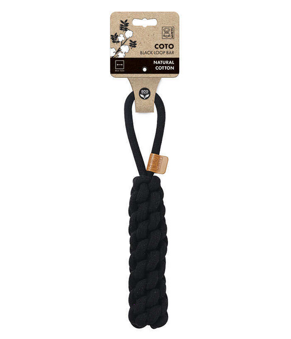 M-PETS Coto Black Loop Bar L Eco Friendly Dog Toy