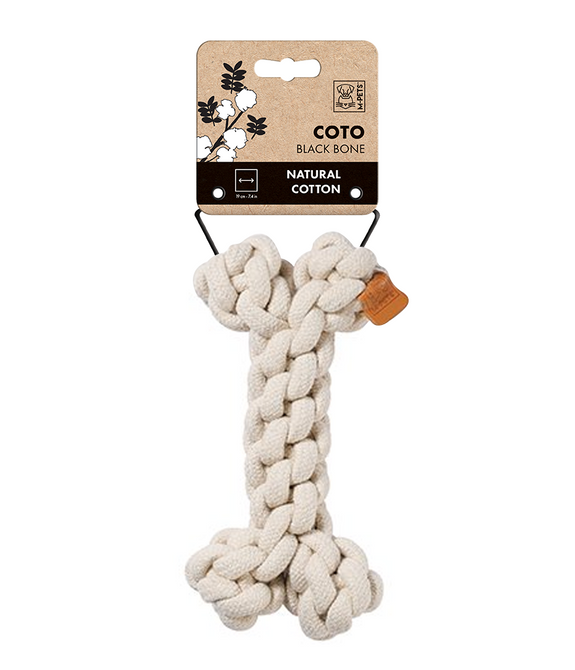 M-PETS Coto White Bone S Eco Friendly Dog Toy