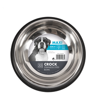 M-PETS Crock Stainless Steel Bowl Maxi