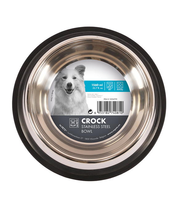 M-PETS Crock Stainless Steel Bowl XL