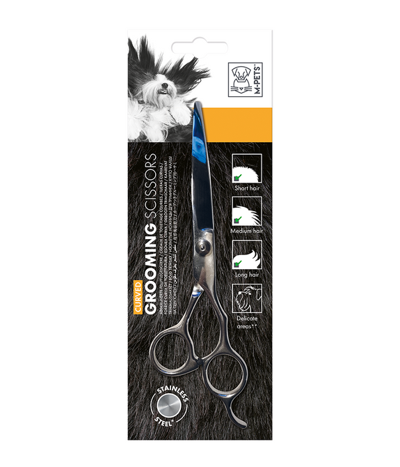 M-PETS Curved Grooming Scissors