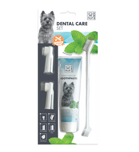 M-PETS Dental Care Set Mint flavor Toothpaste Kit