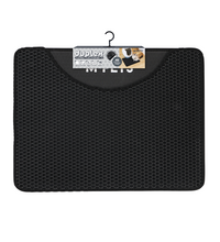 M-PETS Duplex Black Cat Litter Mat 60x45cm