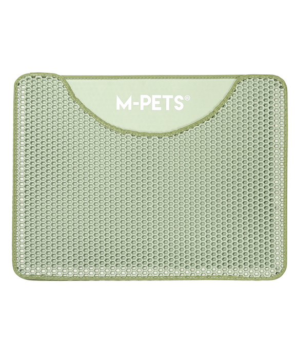 M-PETS Duplex Green Cat Litter Mat 60x45cm