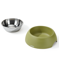 M-PETS Eco Bamboo Bowl Olive L 600ml