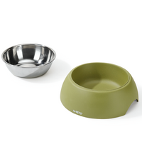 M-PETS Eco Bamboo Bowl Olive S 190ml