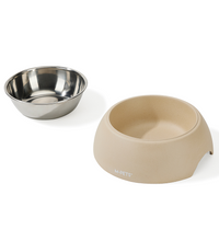 M-PETS Eco Bamboo Bowl Sand L 600ml