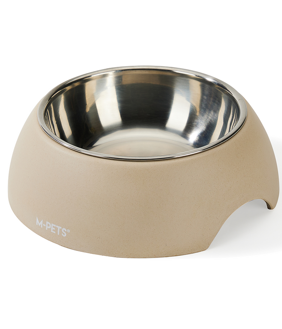 M-PETS Eco Bamboo Bowl Sand M 350ml