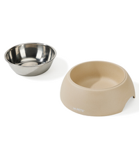 M-PETS Eco Bamboo Bowl Sand M 350ml