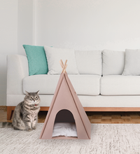 M-PETS Eco Tipi Brown Cat Bed