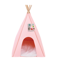 M-PETS Eco Tipi Pink Cat Bed